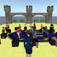 Using Second Life, Hu Opens Up a New World of Communication to her Students