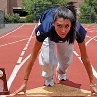Miriam Khan earns title of fastest woman in Division III sports