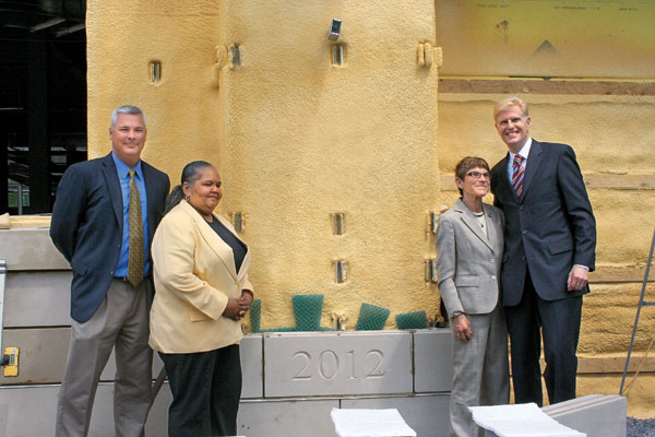 Cornerstone laid for Education Building