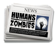 TCNJ students valiantly fight off zombie apocalypse