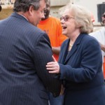 Gov. Christie and President Gitenstein