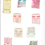 70s ticket stubs Pamela Rudin Smith
