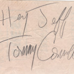 tommy conwell autograph from jeff horowitz
