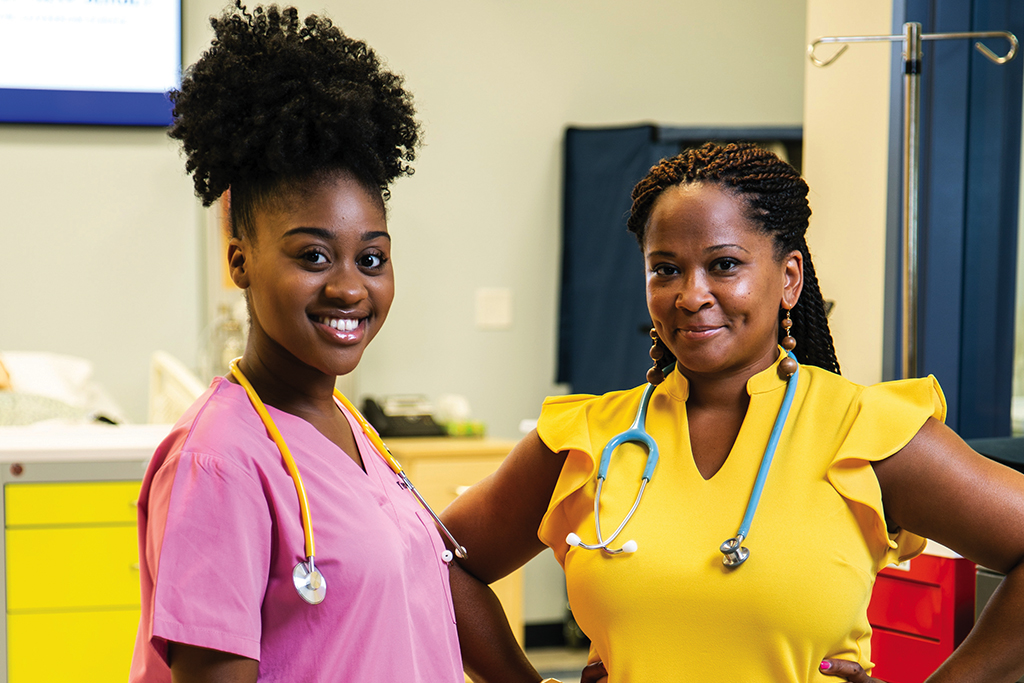 Yolanda Nelson and Yvonne