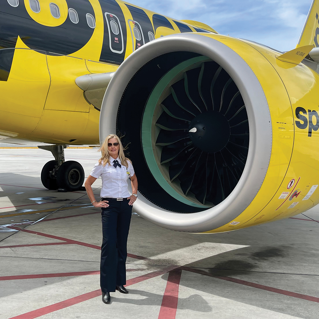 Spirit Airlines Captain Shari Ritchkin