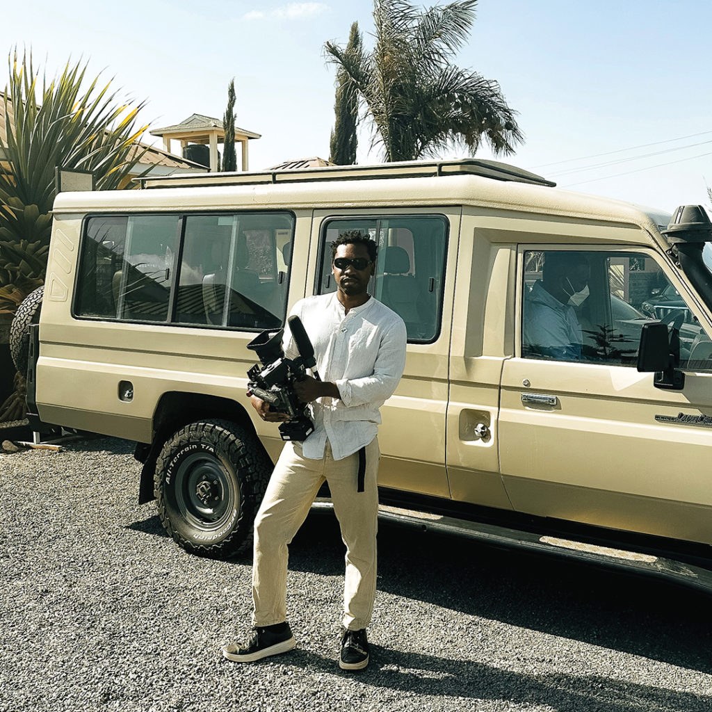 A motorcade in Africa